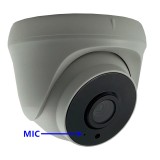 8MP 4K IP camera 3840*2160 H.265, Metal, Onvif, IP66, Face Detection - VRD-8MP-4K-Dom-MIC-SC8239
